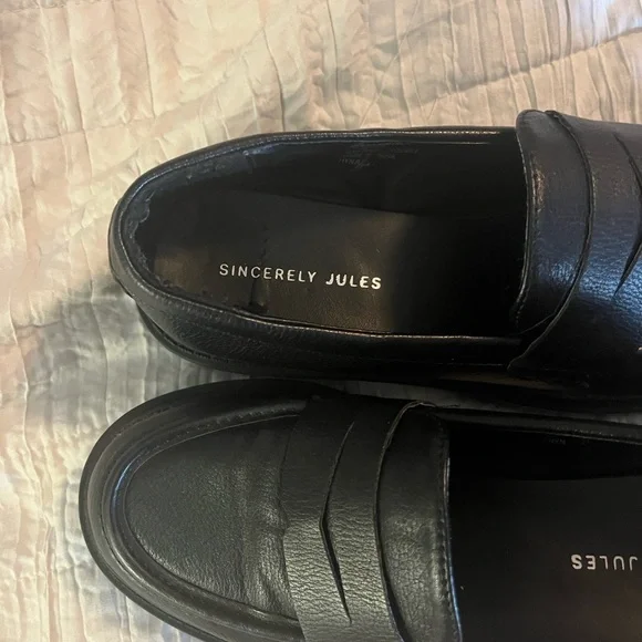 Sincerely Jules Black Loafers - Picture 2 of 6